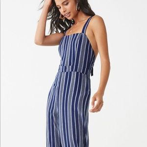 NWOT Striped jumpsuit